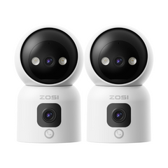 C528M Dual-Lens WiFi Indoor Camera with Baby/Elder/Pet Monitor + Human Tracking