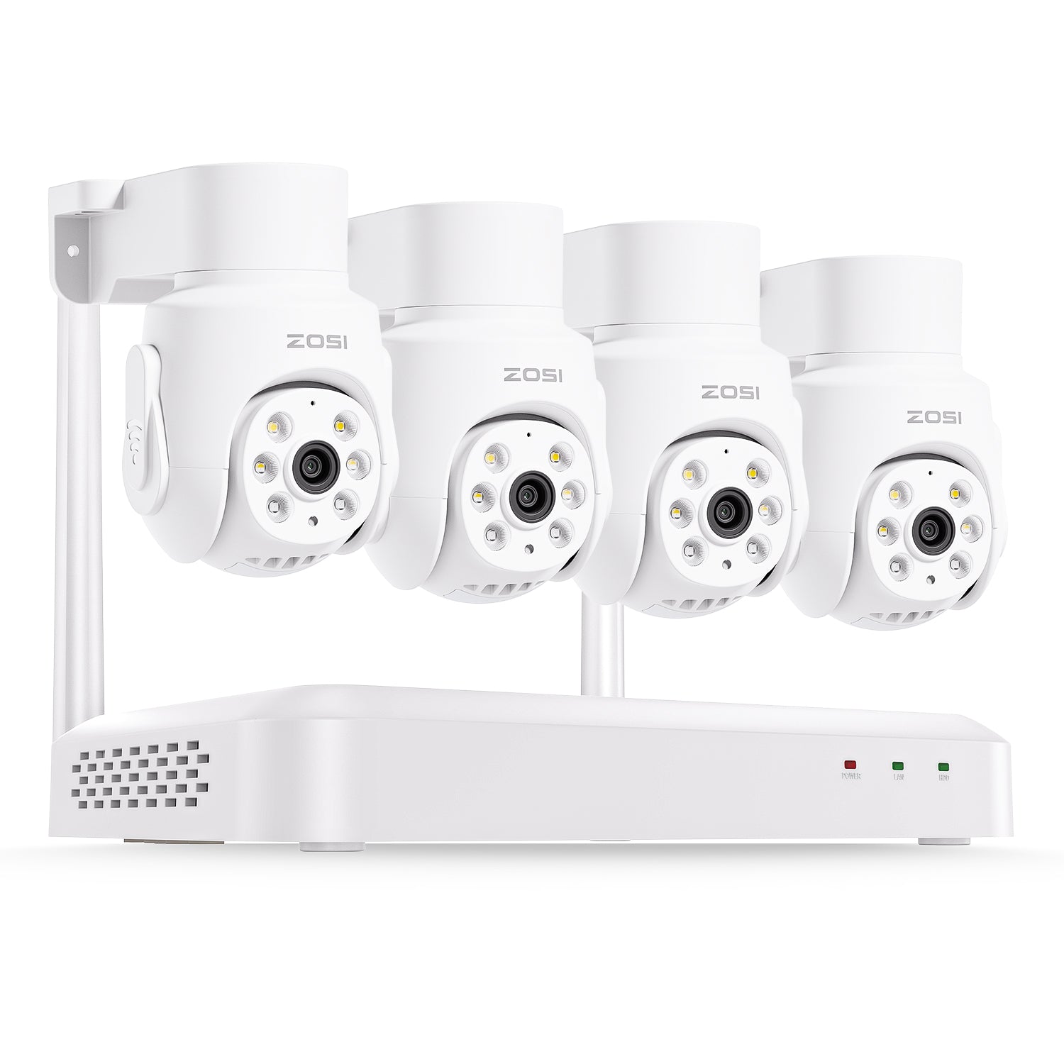 C280 8 Channel Wireless PTZ Security Camera System + Memory Card