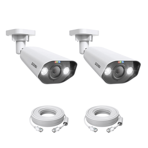 C182 5MP 2pack/4pack PoE IP Camera + 60ft Ethernet Cable