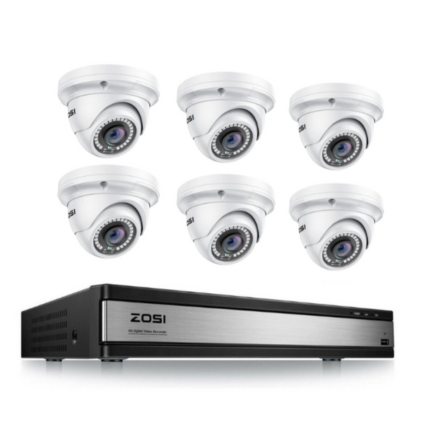 C419 16 Channel 2MP Security System + Up to 16 Cameras + 2TB/4TB Hard Drive