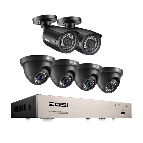 [DIY Bundle]8 Channel CCTV System + Up to 8 Dome/Bulle Cameras + 1TB/2TB