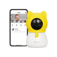 C516 4MP 2.4GHz/5GHz Baby Camera + Face/Sound Detect + Max 256GB storage