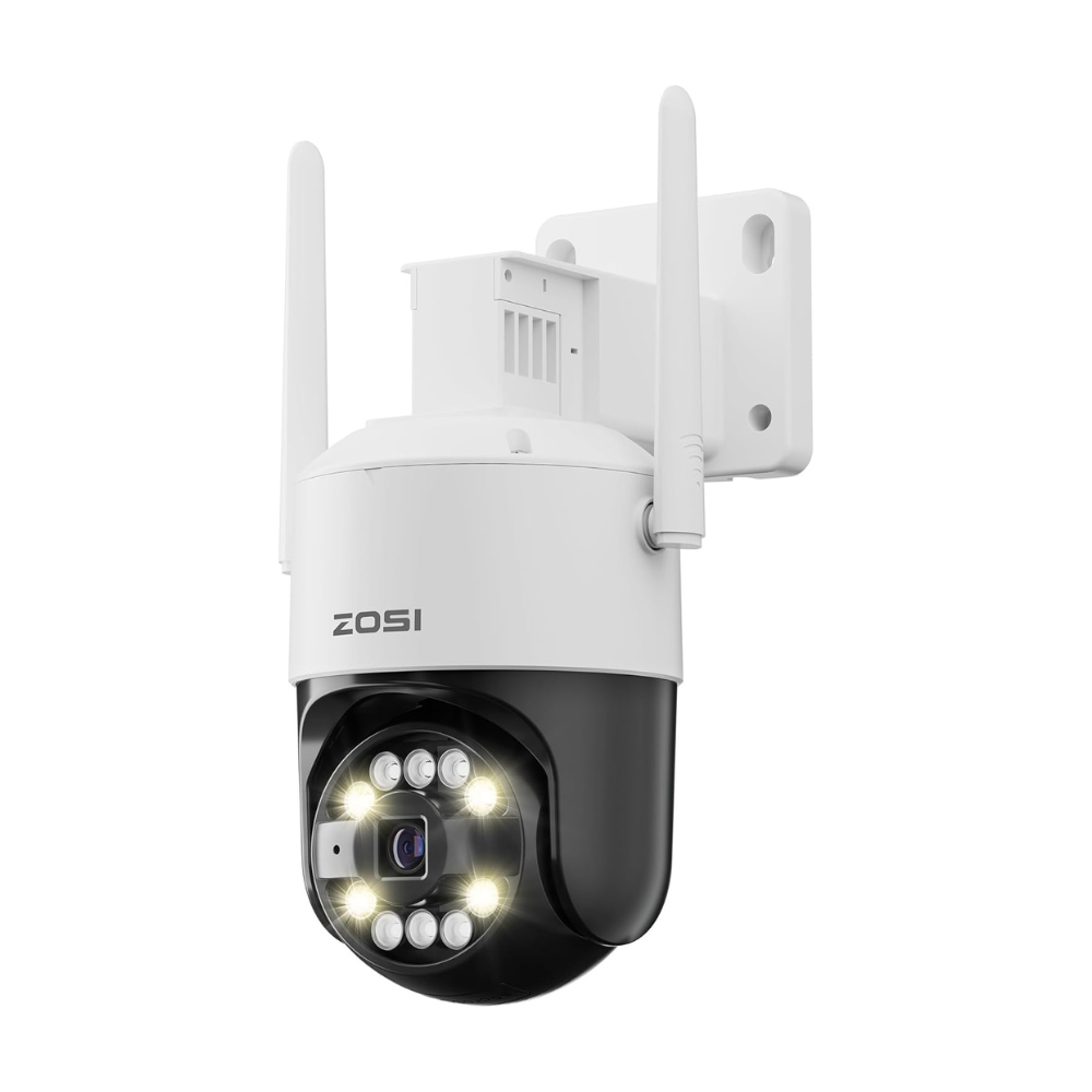 C296B 5MP 4K Wi Fi 6 Pan Tilt Security Camera + Up to Local Storage