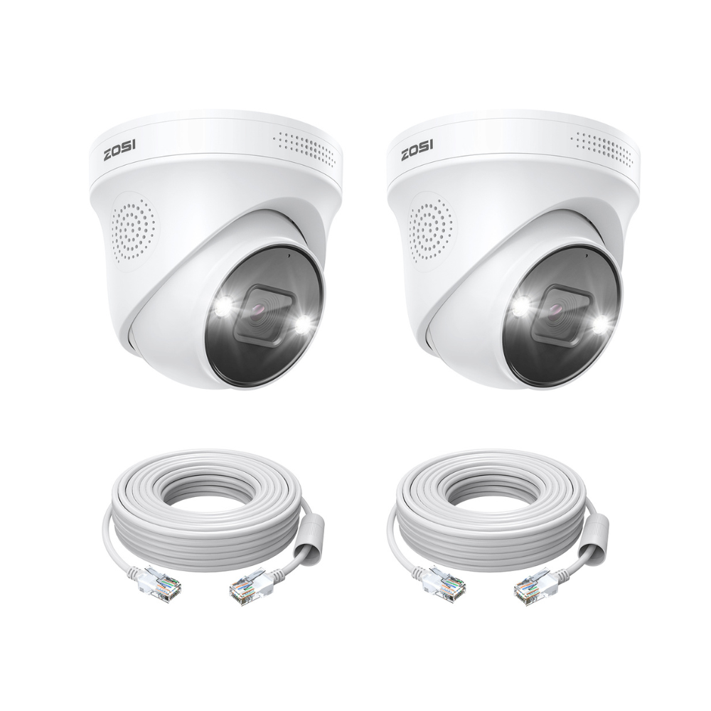 C225 4K 2pack 4pack Add on PoE Camera + 60ft Ethernet Cable