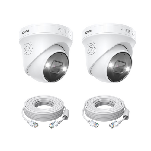 C225 5MP 2pack/4pack Add-on PoE Camera + 60ft Ethernet Cable