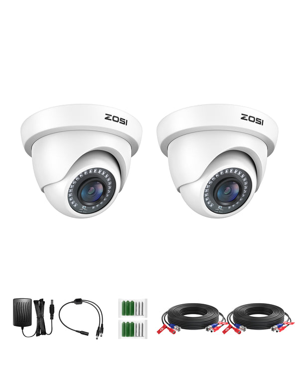C419  2Pack /4Pack 2MP TVI/CVI/AHD/CVBS Dome CCTV Camera (ZG4192B)