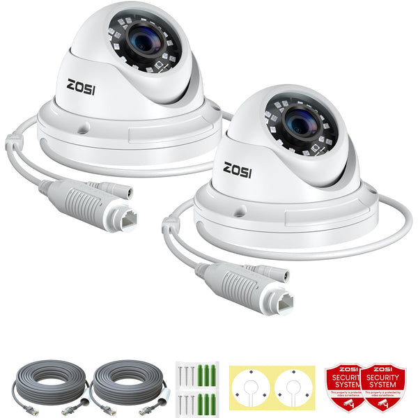 C429 2pack 5MP Add-on PoE Camera + 60ft Ethernet Cable