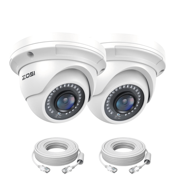 C429 2pack 5MP Add-on PoE Camera + 60ft Ethernet Cable