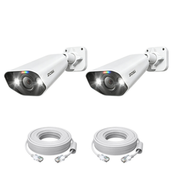 C182 5MP PoE Camera with Smart Active Deterrence + 60ft Ethernet Cable