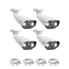 C182 4K 2pack/4pack PoE IP Camera + 60ft Ethernet Cable