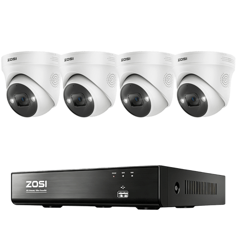 C225 4K PoE Security Camera System + 4K 8CH / 16CH PoE NVR