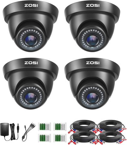 C419  2Pack /4Pack 2MP TVI/CVI/AHD/CVBS Dome CCTV Camera (4AK-4192B/2AK-4192B)