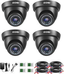 C419  2Pack /4Pack 2MP TVI/CVI/AHD/CVBS Dome CCTV Camera (4AK-4192B/2AK-4192B)