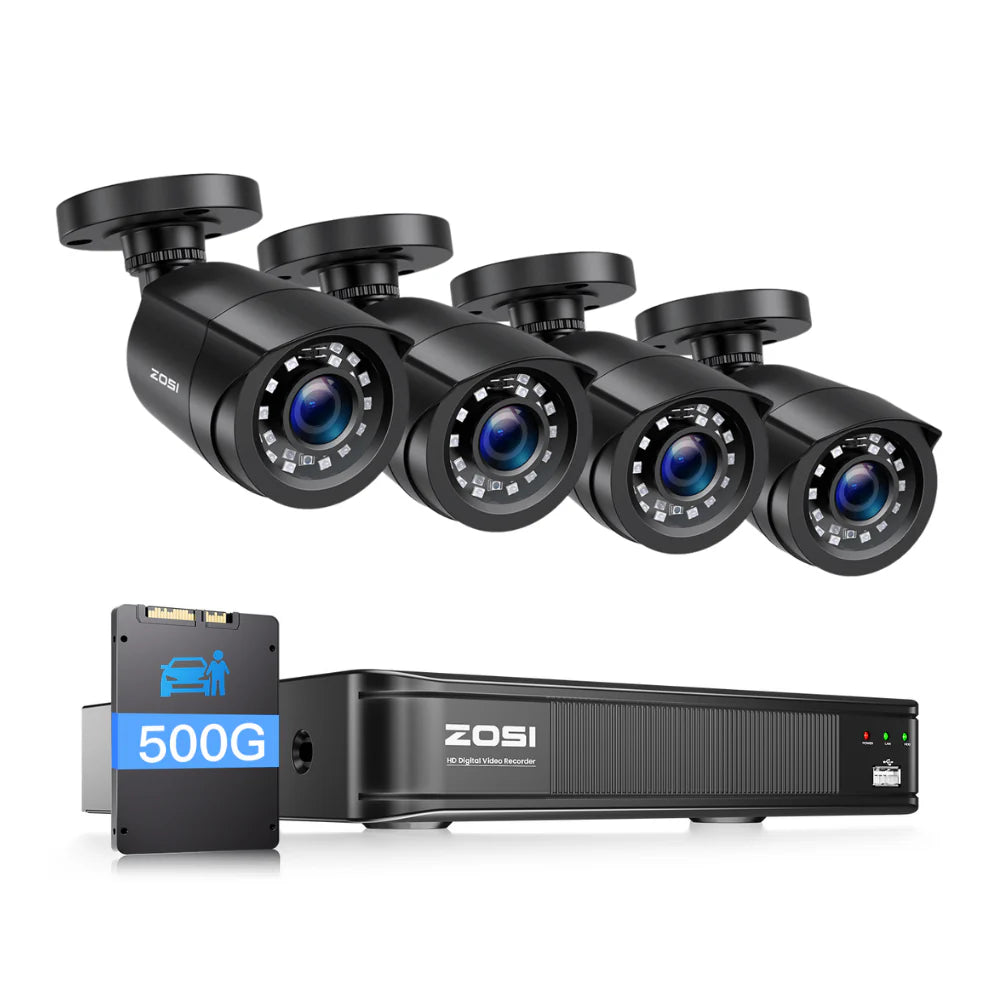 C106 1080P 8CH CCTV Security Camera System + Optional Hard Drive