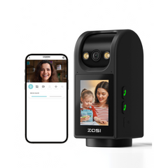 C520M 4MP Indoor Security Camera With 2.8 Inch Screen + Pet/Baby Monitor