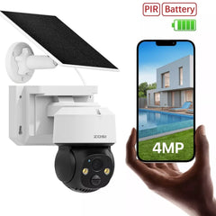 C291 4MP Battery Powered CCTV Camera + Color Night Vision + Max 256GB storage